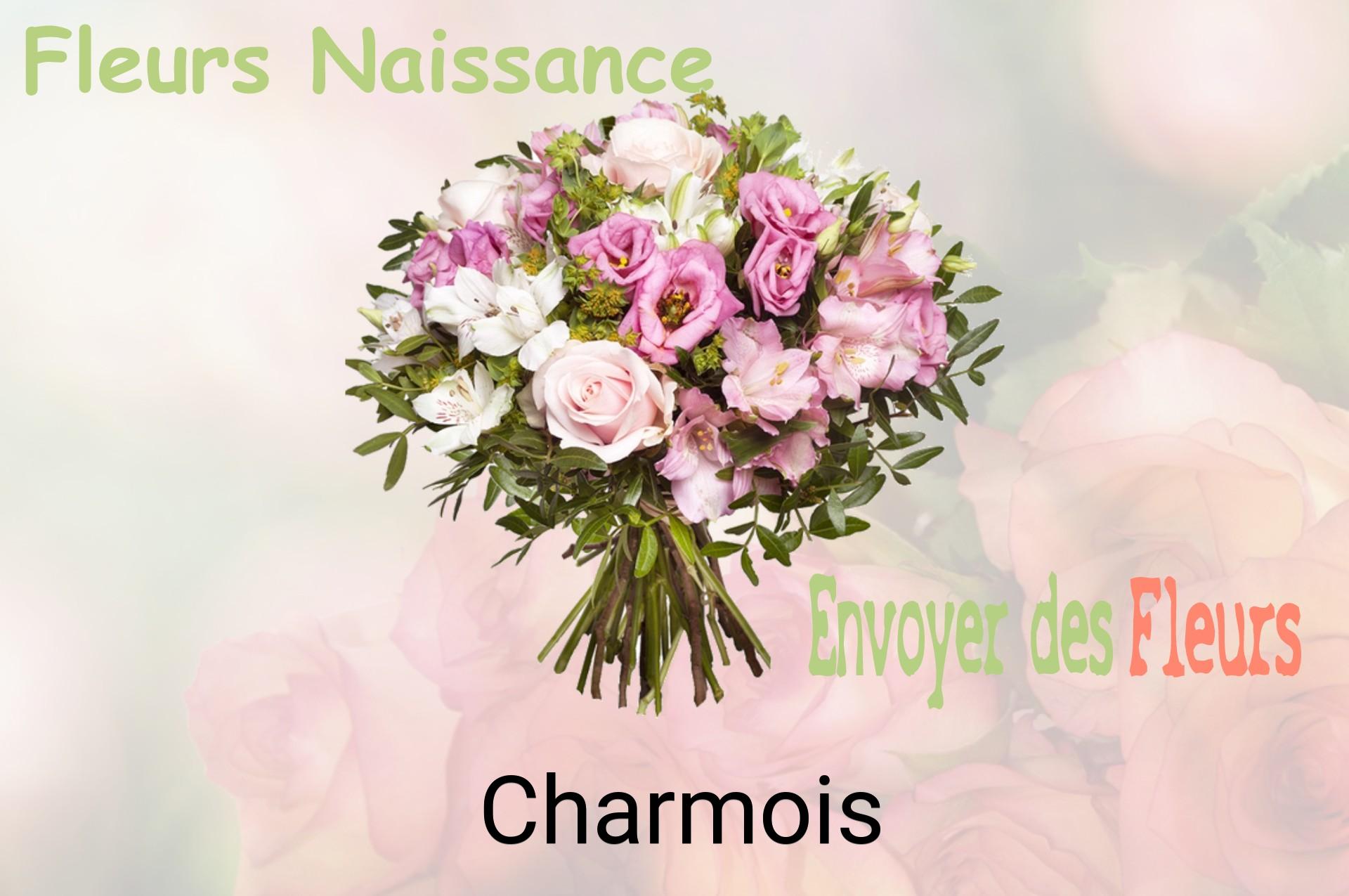 Bouquet de fleurs de naissance livré à Charmois